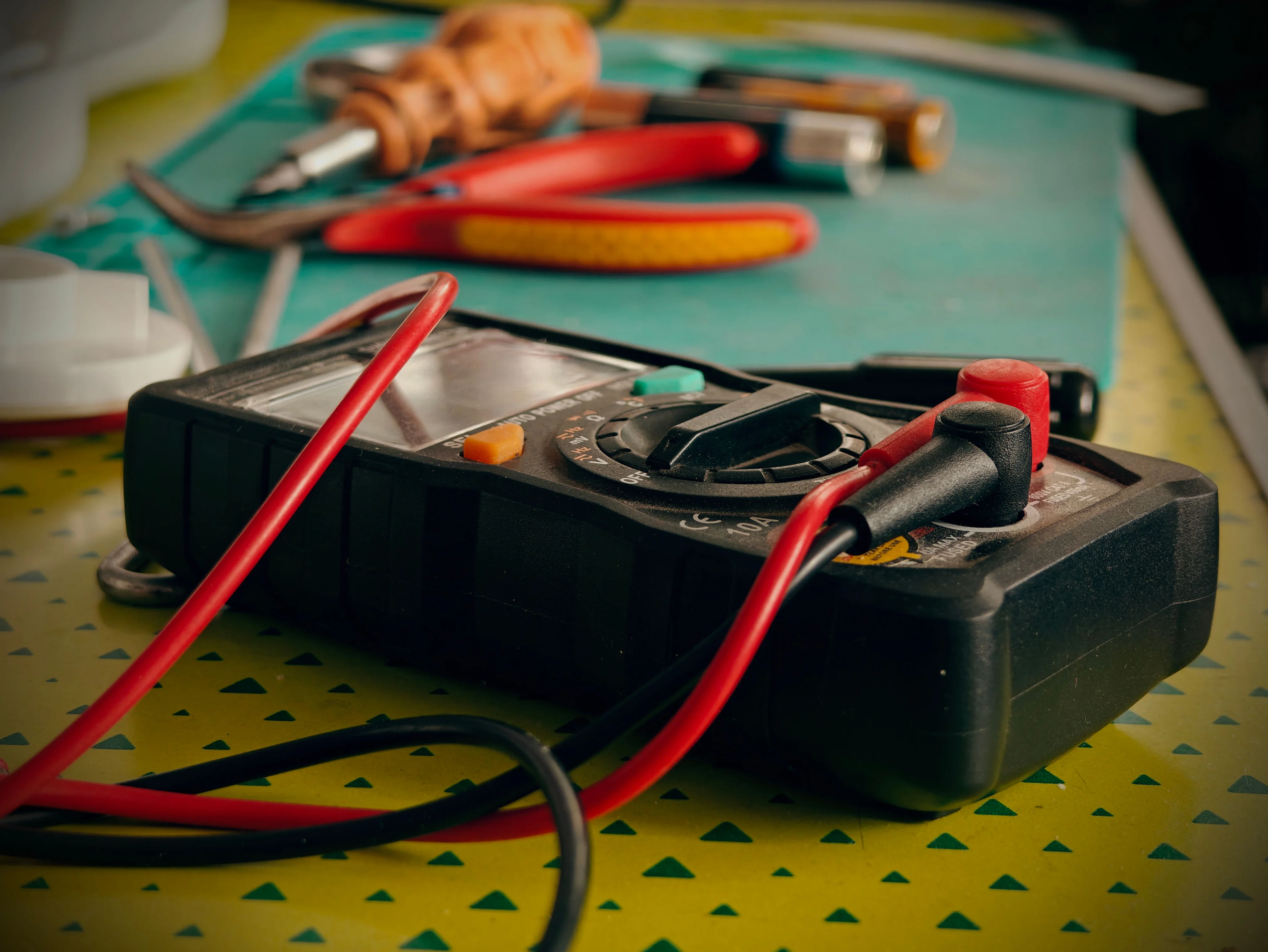 Craft Core Electrical technician performing professional electrical installation